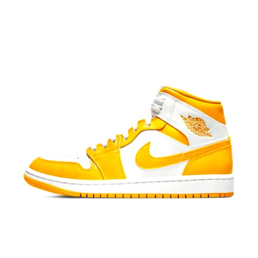 Air Jordan 1 Mid Gold/White